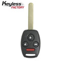 2005-2006 Honda CR-V / 4-Button Remote Head Key / OUCG8D-380H-A  (AFTERMARKET)