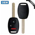 2005-2014 Honda / 3-Button Remote Head Key / PN: 35111-SHJ-305 / OUCG8D-380H-A (OEM Recase)