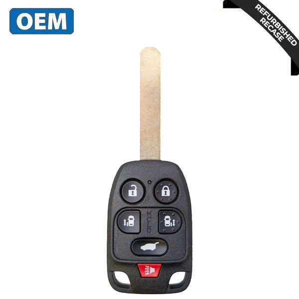 2011-2013 Honda Odyssey / 6-Button Remote Head Key / PN: 35118-TK8-A20 / N5F-A04TAA (OEM Recase)