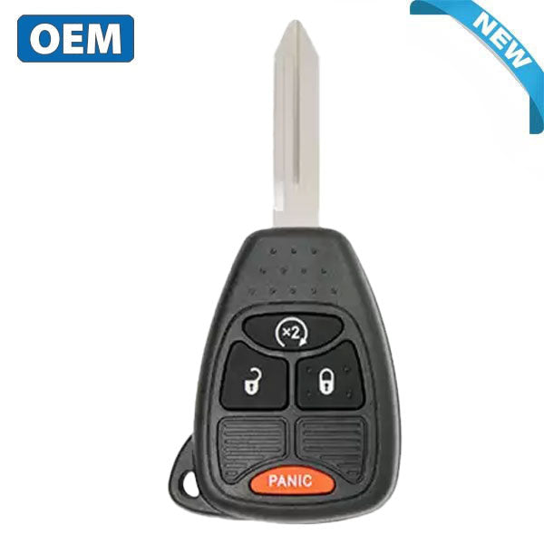 2005-2018 Chrysler Jeep Dodge / 4-Button Remote Head Key / PN: 68039414AA / OHT692427AA (OEM)