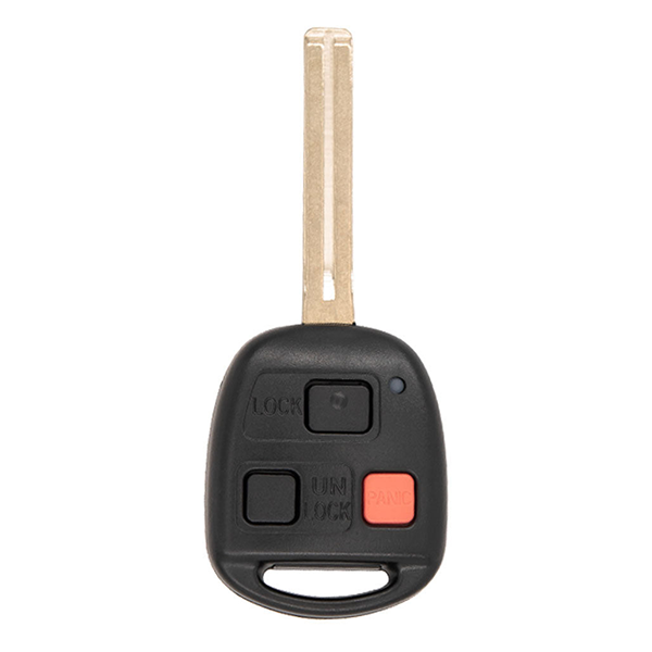 1998-2000 Lexus / 3-Button Remote Head Key Long Blade / PN: 89070-60080 / HYQ1512V (AFTERMARKET)