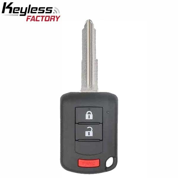 2010-2019 Mitsubishi Outlander Lancer / 3-Button Remote Head Key with Shoulder / PN: 6370B944 / OUCJ166N (AFTERMARKET)