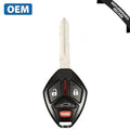 2006-2007 Mitsubishi Eclipse Galant / 4-Button Remote Head Key / PN: MN141381 / OUCG8D-620M-A (OEM Recase)