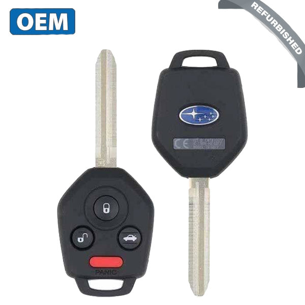 2019-2020 Subaru / 4-Button Remote Head Key / PN: 57497-XC01B / CWTB1G077 (H Chip) w/ Gray Interior Board Shell (OEM Ref