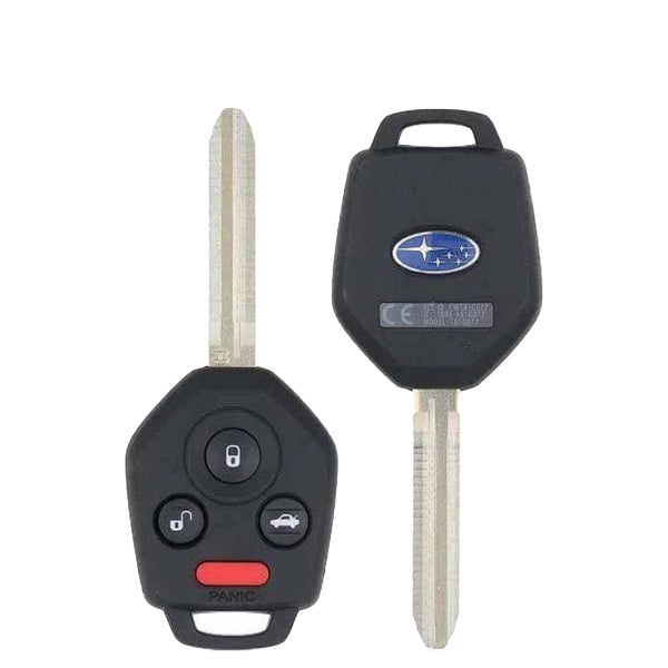 2019-2020 Subaru / 4-Button Remote Head Key / PN: 57497-XC01B / CWTB1G077 (H Chip) w/ Gray Interior Board Shell (OEM Ref
