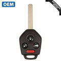2010-2014 Subaru Legacy Outback / 4-Button Remote Head Key / PN: 57497-AJ00A / CWTWBU766 / 4D60 Chip / DAT17 (OEM Recase