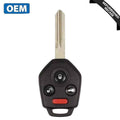 2008-2010 Subaru / 4-Button Remote Head Key / PN: 57497AG48A / CWTWBU766 (OEM Recase)