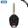 2018 Subaru Outback Legacy / 4-Button Remote Head Key / PN: 57497-AL27A / CWTB1G077 (Black Pod)/ G Chip / 433 Mhz (OEM R