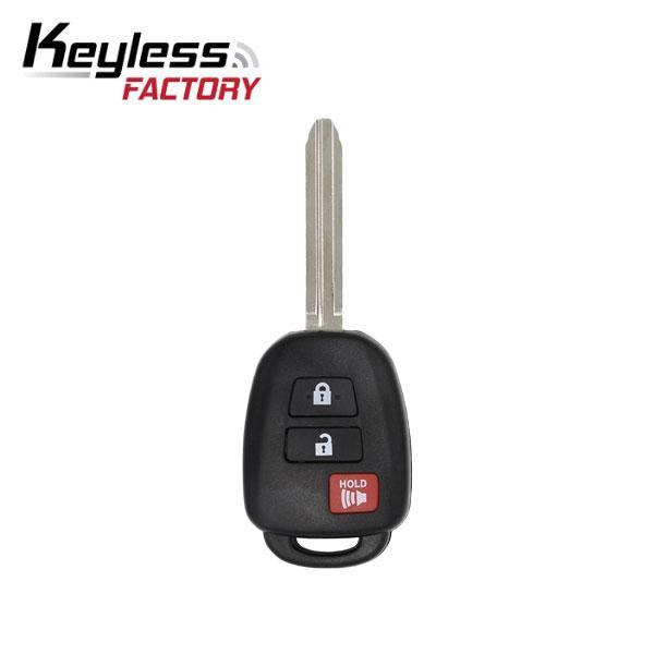2013-2021 Toyota RAV4 Highlander / 3-Button Remote Head Key / GQ4-52T (H Chip) (AFTERMARKET)