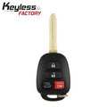 2013-2019 Toyota RAV4 Highlander / 4-Button Remote Head Key / GQ4-52T (H Chip) (AFTERMARKET)