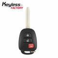 2012-2017 Toyota Prius / 3-Button Remote Head Key / HYQ12BDM (G Chip) (AFTERMARKET)