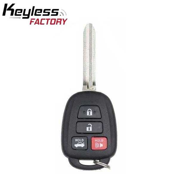 2016-2017 Scion FR-S Toyota 86 / 4-Button Remote Head Key / PN: SU003-05282 / HYQ12BEL / G Chip (AFTERMARKET)