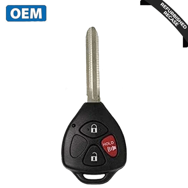 2007-2013 Toyota Scion / 3-Button Remote Head Key / PN: 89070-21050 / MOZB41TG (4D 67 Chip) (OEM Recase)