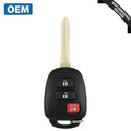 2016-2020 Toyota Tacoma / 3-Button Remote Head Key / PN: 89070-04020 / HYQ12BDP (H Chip) (OEM Recase)