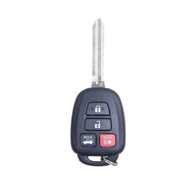 10 x 2014-2019 Toyota Camry Corolla / 4-Button Remote Head Key / PN: 89070-06421 / HYQ12BDM (H Chip) (OEM Recase)