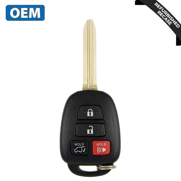 2013-2018 Toyota RAV4 / 4-Button Remote Head Key / PN: 89070-42830 / HYQ12BDM / H Chip (OEM Recase)