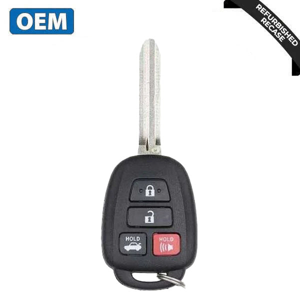 2016-2020 Scion FR-S Toyota 86 / 4-Button Remote Head Key / PN: SU003-05282 / HYQ12BEL / G Chip (OEM Recase)