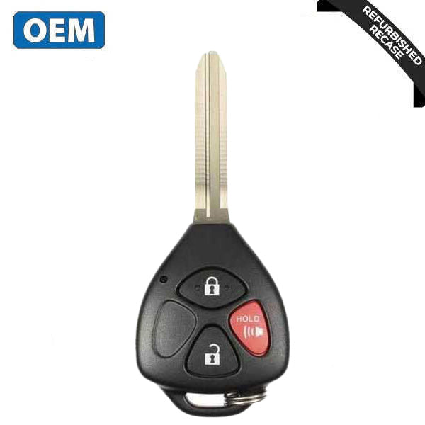 2008-2012 Scion xB / 3-Button Remote Head Key / PN: 89070-12380 /  HYQ12BBY (OEM Recase)
