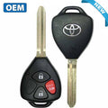 2015-2018 Toyota Yaris / 3-Button Remote Head Key / PN: 89070-52G50 / HYQ12BBY (H Chip) (OEM)