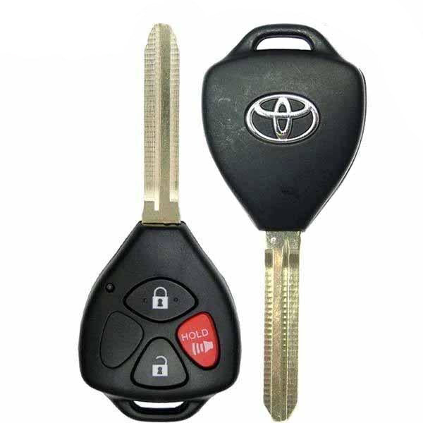 2015-2018 Toyota Yaris / 3-Button Remote Head Key / PN: 89070-52G50 / HYQ12BBY (H Chip) (OEM)