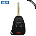 2004-2008 Chrysler Jeep / 4-Button Remote Head Key / PN: 05189230AA / M3N5WY72XX (OEM Recase)