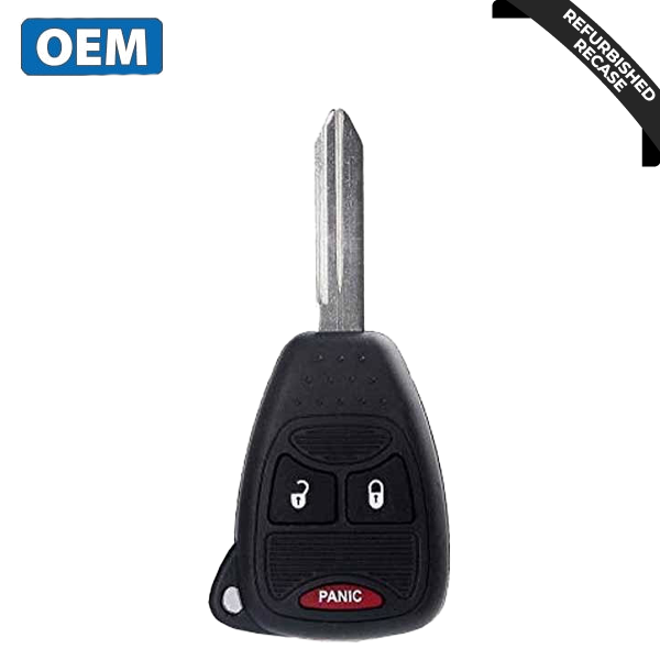 2004-2014 Dodge Chrysler / 3-Button Remote Head Key / PN: 56040669AC / OHT692427AA (OEM Recase)