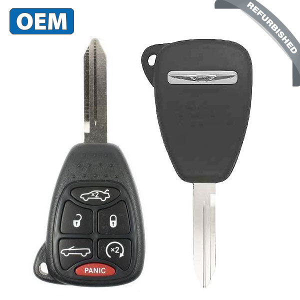 2007-2014 Chrysler 200 Sebring Convertible / 6-Button Remote Head Key / PN: 68291091AA / OHT692713AA / (OEM Refurb)