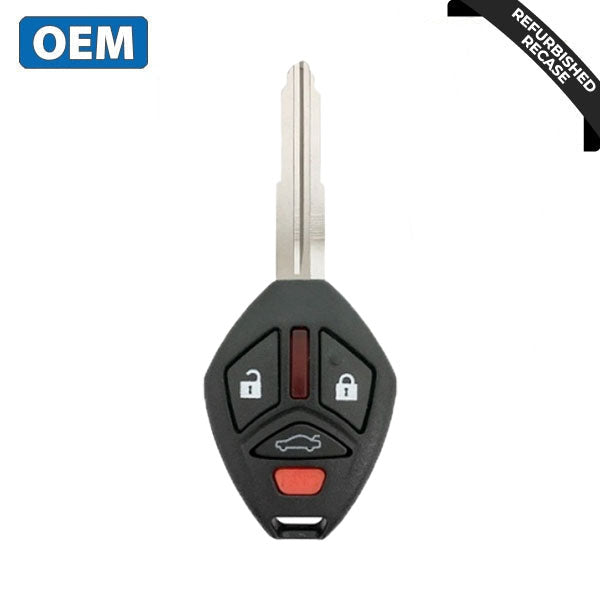2007-2012 Mitsubishi Eclipse Galant / 4-Button Remote Key / MIT3 / PN: MN141545 / OUCG8D-620M-A / (OEM Recase)