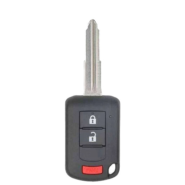 2010-2019 Mitsubishi Outlander Lancer / 3-Button Remote Head Key W/ Shoulder / PN: 6370B944 / OUCJ166N (OEM Recase)