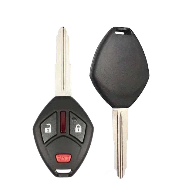 2014-2015 Mitsubishi Mirage / 3-Button Remote Head Key / PN: 6370B711 / OUCG8D-625M-A-HF (OEM Recase)