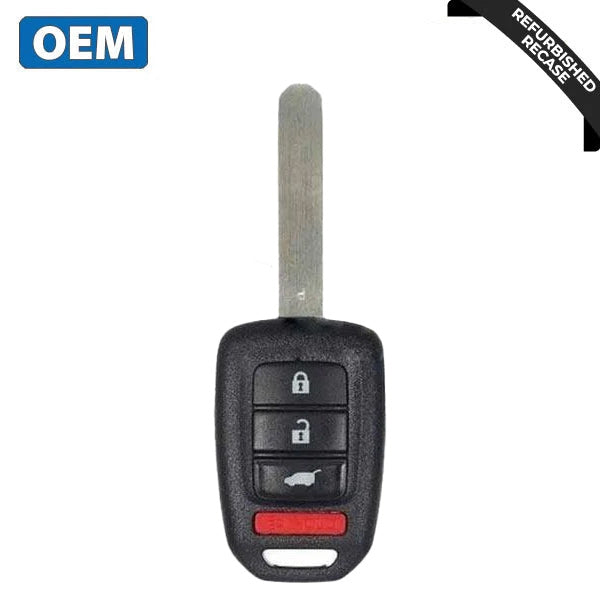 2014-2019 Honda / 4-Button Remote Head Key / PN: 35118-T7S-A00 / MLBHLIK6-1T (OEM Recase)