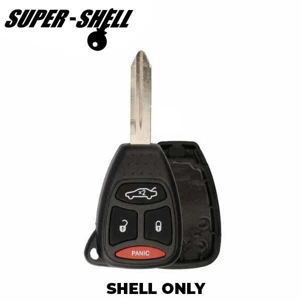 2004-2012 Chrysler / Jeep / Dodge / 4-Button Remote Head Key SHELL / Y159 / KOBDT04A (RHS-CHY-084)