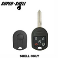 2011-2017 Ford  / 5-Button Remote Head Key Shell / H75 / OUC6000022, CWTWB1U793 (RHS-FD-060)