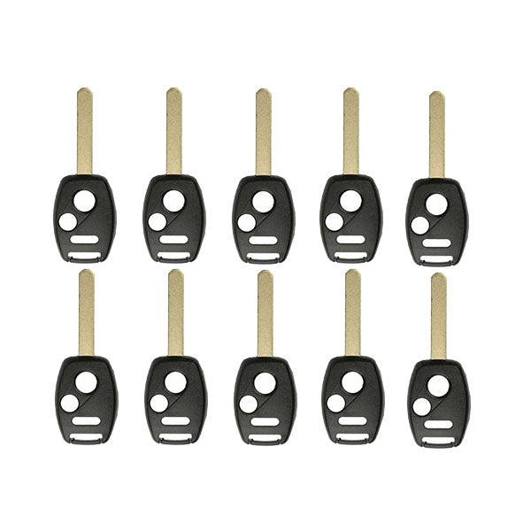 50 x 2002-2014 Honda / 3-Button Remote Head Key Shell / HO01 / OUCG8D-380H-A CWTWB1U545 CWTWBIU545 (RHS-HON-081) (Bundle