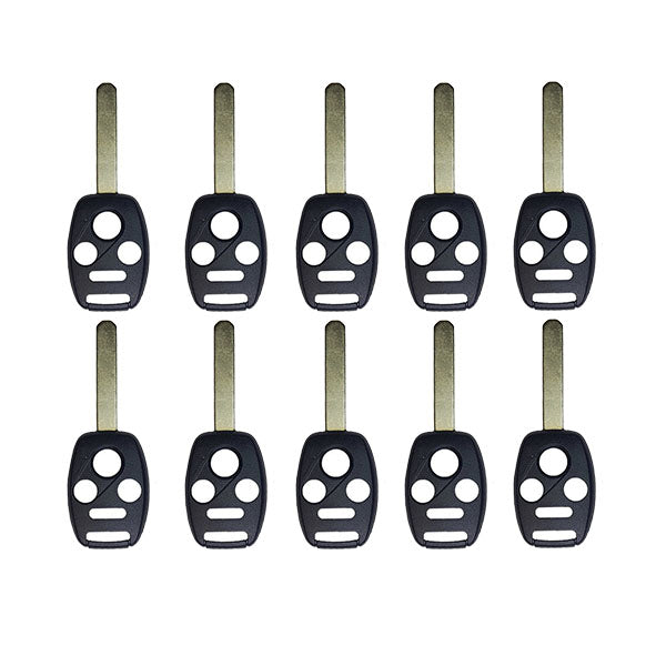 25 x 2006-2014 Honda Acura / 4-Button Remote Head Key SHELL / HO01 / MLBHLIK-1T, KR55WK49308, N5F-S0084A (AFTERMARKET) (