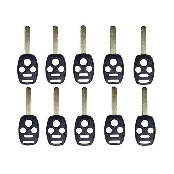 25 x 2005-2013 Honda / 4-Button Remote Head Key SHELL / HO01 / OUCG8D-380H-A, MLBHLIK-1T, KR55WK49308, N5F-S0084A (AFTER