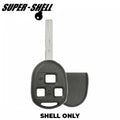 1998-2010 Lexus / 3-Button Remote Head Key Shell / TOY48 / HYQ12BBT, HYQ1512V (RHS-LEX-144)