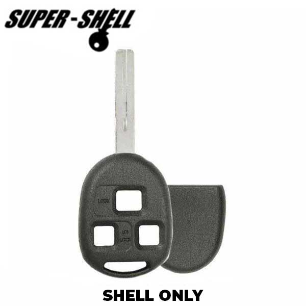 1998-2010 Lexus / 3-Button Remote Head Key Shell / TOY48 / HYQ12BBT, HYQ1512V (RHS-LEX-144)