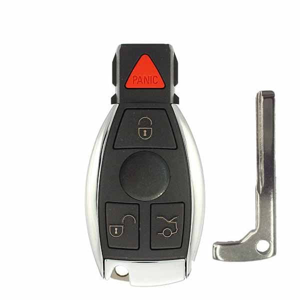 1997-2014 2 Battery Mercedes Benz 4-Button Smart Key SHELL for IYZ-3312