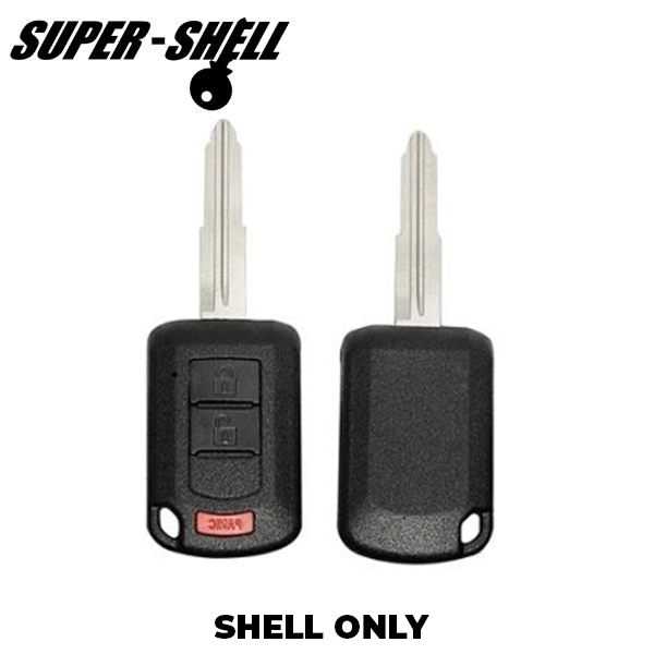 2016-2018 Mitsubishi / 3-Button Remote Head Key Shell / MIT3 / OUCJ166N (RHS-MIT-010)