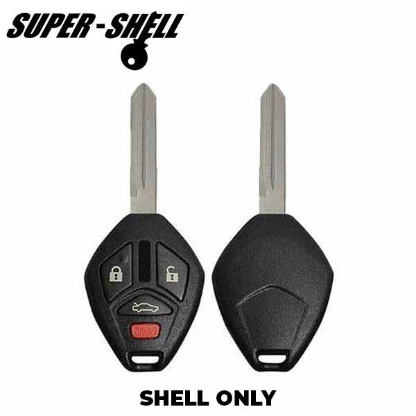 2006-2007 Mitsubishi / 4-Button Remote Head Key Shell / MIT6 / OUCG8D-620M-A (RHS-MIT-014)