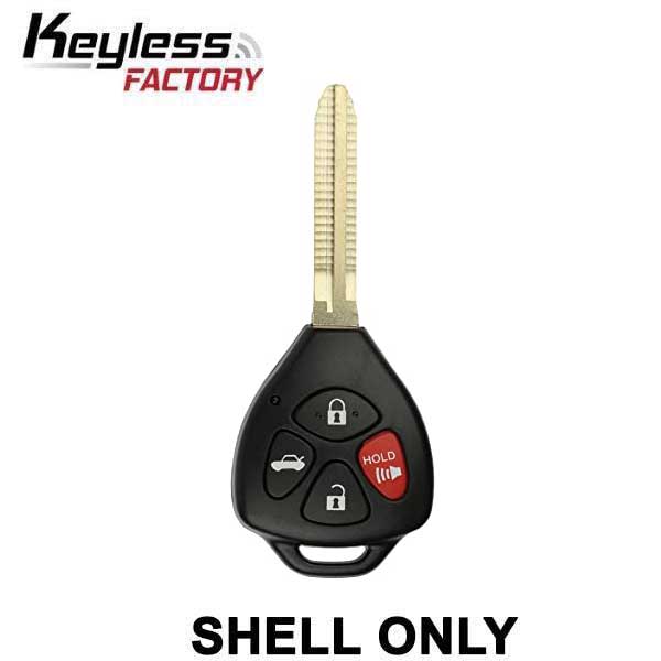 2005-2019 Toyota Scion / 4-Button Remote Head Key SHELL / TR47 / HYQ12BBY, GQ4-29T, MOZB41TG (AFTERMARKET)