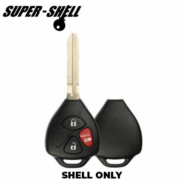 2005-2014 Toyota / Pontiac / Scion / 3-Button Remote Head Key Shell / TR47 / HYQ12BBY HYQ12BDC (RHS-TOY-137)