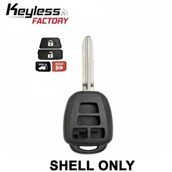 2013-2018 Toyota RAV4 / 4-Button Remote Head Key SHELL / (AFTERMARKET)