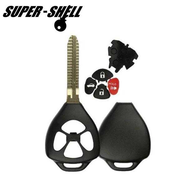2005-2012 Toyota Scion / 4-Button Remote Head Key Shell / TR47 / HYQ12BBY, GQ4-29T (RHS-TOY-138)