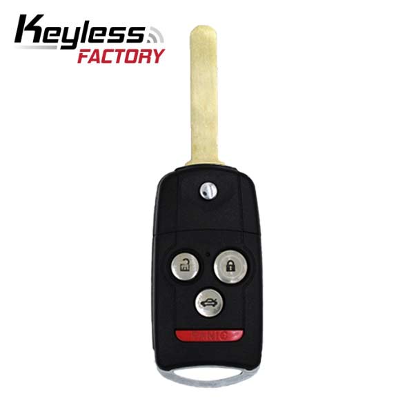 2007-2008 Acura TL / 4-Button Flip Key / PN: 3511-306 / OUCG8D-439H-A (AFTERMARKET)