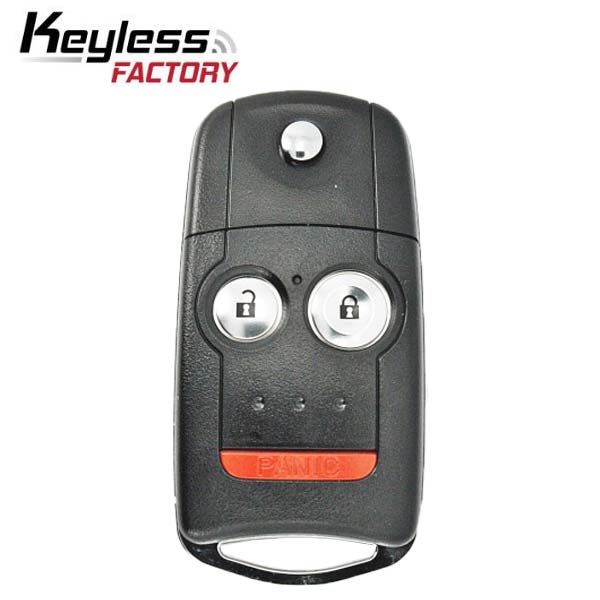 2007-2013 Acura MDX RDX / 3-Button Flip Key / PN: 35111-STX-327 / N5F0602A1A (AFTERMARKET)