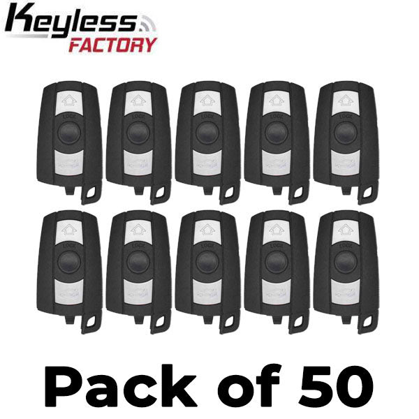 50 x 2004-2011 BMW 3 / 5 Series / 3-Button Smart Key / KR55WK49127 KR55WK49123 / CAS3 / 315 MHz (AFTERMARKET) (Bundle of