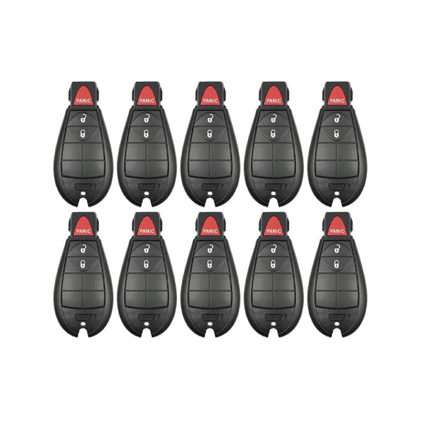 25 x 2008-2017 Chrysler Dodge Jeep VW / 3-Button Fobik Key/ M3N5WY783X / 433 MHz (AFTERMARKET) (Bundle of 25)