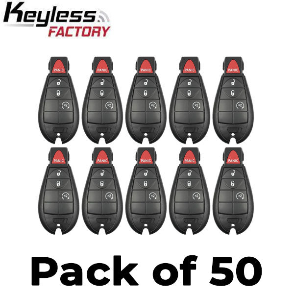 50 x 2008-2013 Chrysler Dodge / 4-Button Fobik Key / M3N5WY783X (AFTERMARKET) (Bundle of 50)